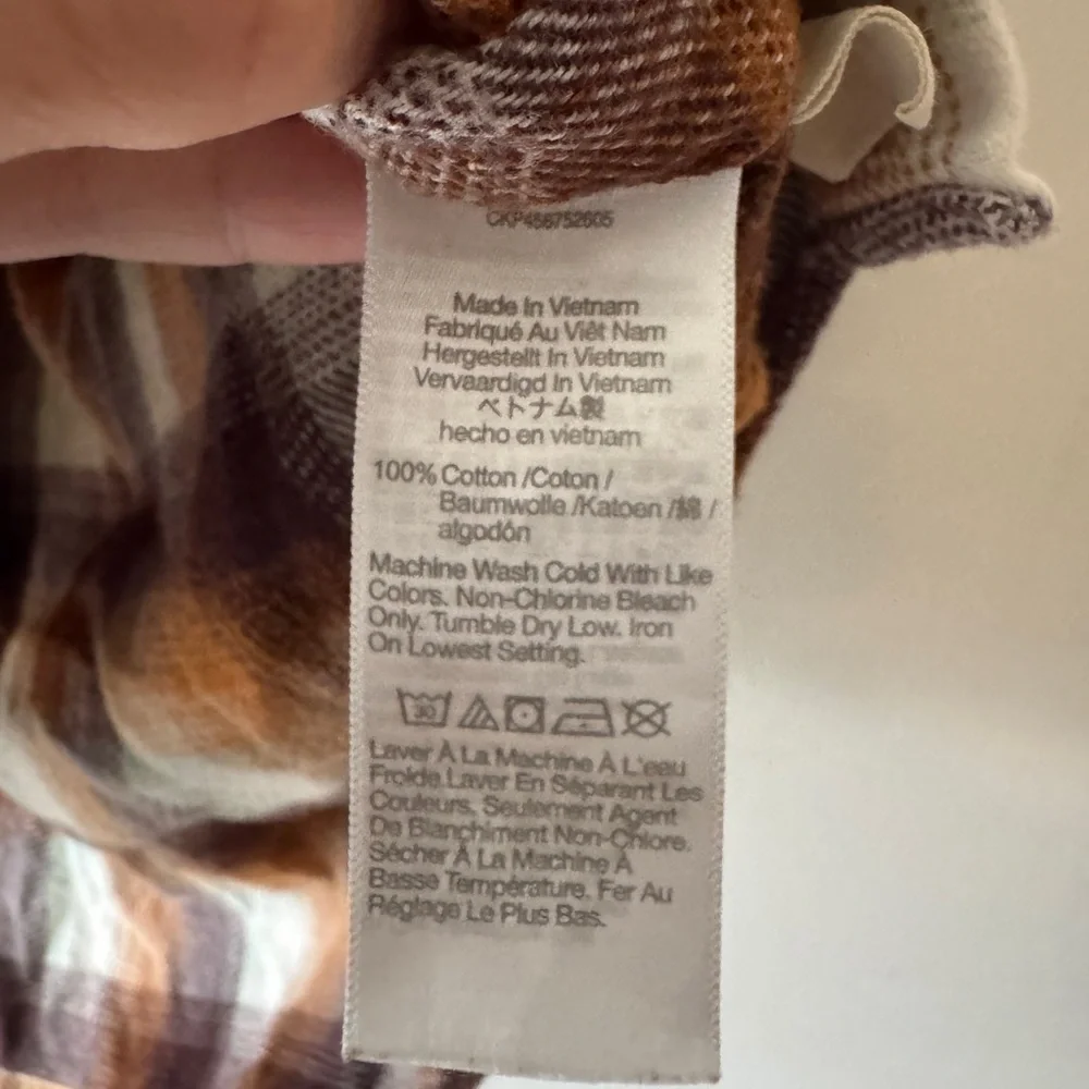 Madewell Flannel Side-Button Oversized‎ Ex-Boyfriend Shirt in Bickett Plaid
